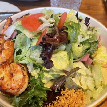Fixe Southern House - House salad with a side of shrimp - Southern Near Me - Fort Worth, Texas