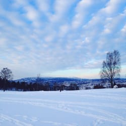 Ekebergsletta - Her er det fint å ta med barna ut på skitur for første gang