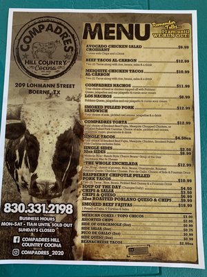 Menu photo 5 Compadres Hill Country Cocina Boerne, TX Menu photo 5 Compadres Hill Country Cocina Boerne, TX