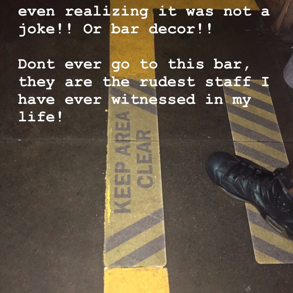 Johnnie Brown's - YELLOW line that excuses this place STAFF to hurt people's feelings!! - Bars Near Me - Delray Beach, Florida Johnnie Brown's - YELLOW line that excuses this place STAFF to hurt people's feelings!! - Bars Near Me - Delray Beach, Florida