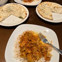 Chicken with mushrooms and curry chicken Chicken with mushrooms and curry chicken