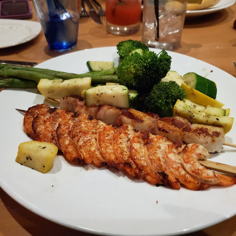 MB Grille - Shrimp and Scallops skewers. - New American Near Me - Simi Valley, California