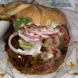 Double Bacon Smash Burger