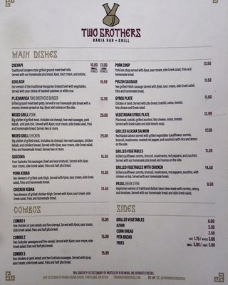 Menu photo 5 Two Brothers Cafe and Grill Portland, OR Menu photo 5 Two Brothers Cafe and Grill Portland, OR