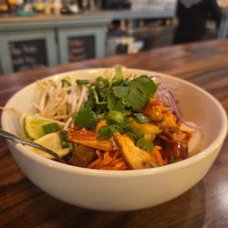 The Handle Bar Tavern And Eatery - Not your mama's Ramen! Absolutely delicious and more than enough!