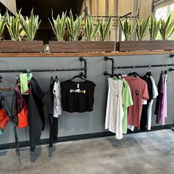 Flowstone Climbing - They will be ordering new shirts and clothing in the near future. They have different items that can be purchased.