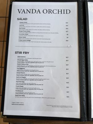 Menu photo 2 Vanda Orchid Thai Bistro Dixon, CA Menu photo 2 Vanda Orchid Thai Bistro Dixon, CA