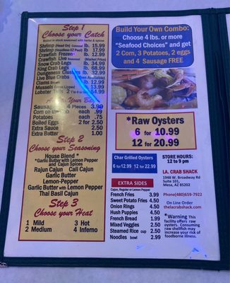 Menu photo 2 LA Crab Shack Mesa, AZ