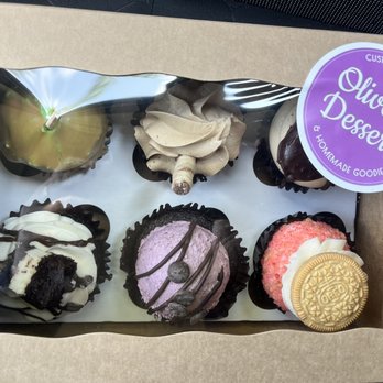 Oliver’s Desserts - Carmel Apple, autumn spice, peanut butter & chocolate, cookies & cream- just to name a few of these delicious cupcakes! - Bakeries Near Me - Cincinnati, Ohio Oliver’s Desserts - Carmel Apple, autumn spice, peanut butter & chocolate, cookies & cream- just to name a few of these delicious cupcakes! - Bakeries Near Me - Cincinnati, Ohio
