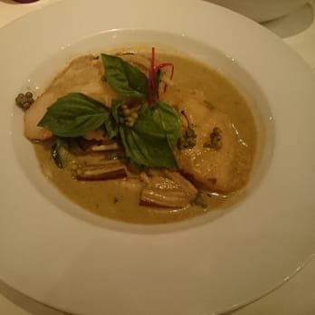 Nan Thai Fine Dining - Green Curry Fish with egg plant - Thai Near Me - Atlanta, Georgia Nan Thai Fine Dining - Green Curry Fish with egg plant - Thai Near Me - Atlanta, Georgia