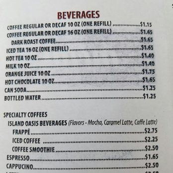 Sid's. Coffee Shop & Deli - Menu - Coffee & Tea Near Me - Ocala, Florida