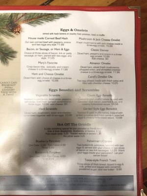 Menu photo 7 Carol's Cafe Prattville, CA