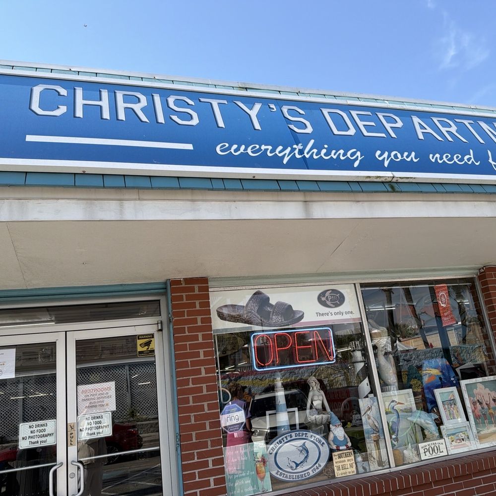 Christy's Department Store - Department Stores Near Me - Tybee Island, Georgia Christy's Department Store - Department Stores Near Me - Tybee Island, Georgia
