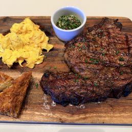 Ribeye Steak Breakfast