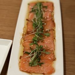 Hot Oil Fish Carpaccio