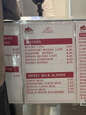Menu photo 6 Seed Water Coffee Roastery Buena Park, CA Menu photo 6 Seed Water Coffee Roastery Buena Park, CA