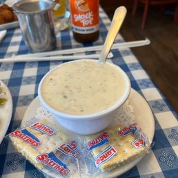 Famous clam chowder!