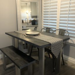 Bench and table by Raul Bench and table by Raul