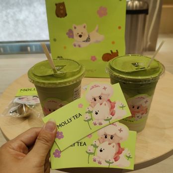 Molly Tea - Cute cup sleeve - Bubble Tea Near Me - San Gabriel, California Molly Tea - Cute cup sleeve - Bubble Tea Near Me - San Gabriel, California
