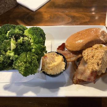 80/20 Burger Bar - The Nanny w/ a side of pimento cheese I didn't get to try. The person I was with took it all! lol - American Near Me - Norfolk, Virginia