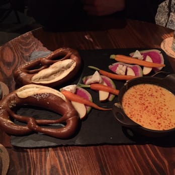Wrecking Bar Brewpub - Kale ale fondue with an extra pretzel. Yummmmmmmmz - Brewpubs Near Me - Atlanta, Georgia