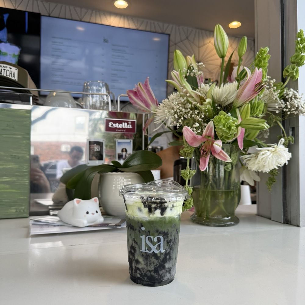 Isa Matcha - Sesame Matcha - exclusive flavor for the week - Coffee & Tea Near Me - Houston, Texas Isa Matcha - Sesame Matcha - exclusive flavor for the week - Coffee & Tea Near Me - Houston, Texas