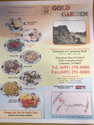 Menu photo 6 Gold Garden Columbus, NJ