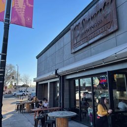 Sidewalk seating