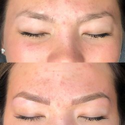 DFW Microblading - Murrieta & Temecula - Before and after microblading.