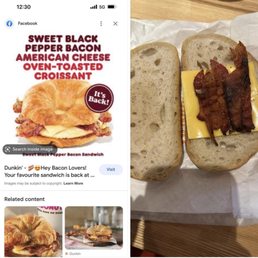 bacon, cheese, and croissant sandwich bacon, cheese, and croissant sandwich