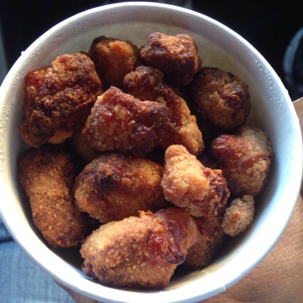 Murray's Cheese - Bleecker - Fried Cheese Curd, it was too burnt :( - Cheese Shops Near Me - New York, New York Murray's Cheese - Bleecker - Fried Cheese Curd, it was too burnt :( - Cheese Shops Near Me - New York, New York