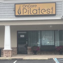 Oncore Pilates Studio - Front of facility... in the plaza right after Jennings Rd on the Eastbound side of 72.