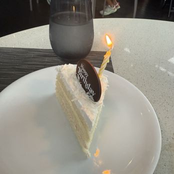 Stripsteak - Complimentary coconut cake - Steakhouses Near Me - Honolulu, Hawaii