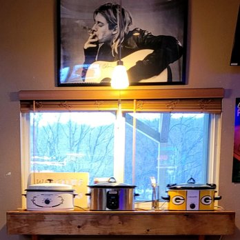Whispers Roadhouse - Several crock-pots for the chili Cook-off. - Beer Bar Near Me - Waterloo, Wisconsin