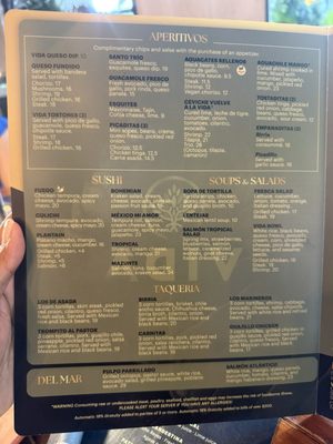 Menu photo 1 VIDA Cocina & Tequila Altamonte Springs, FL