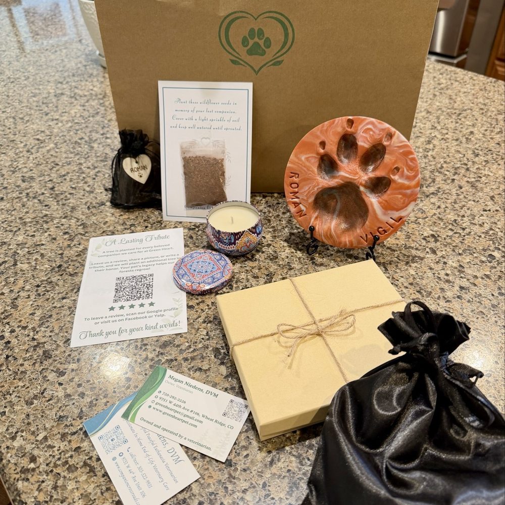 Companion Crossroads - Items included in the water cremation. - Veterinarians Near Me - Wheat Ridge, Colorado