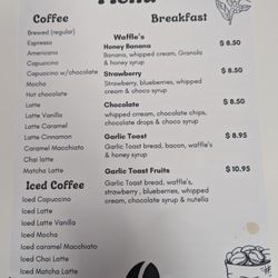 Juanes Café 3:16 - Coffee Menu