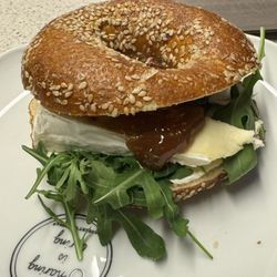 Robert's Coffee - Pretzel and Brie sandwich