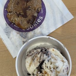 Churro Chocolate Chunk and Ice Cream in a Cup