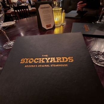 Stockyards Restaurant - Front of menu - Steakhouses Near Me - Phoenix, Arizona Stockyards Restaurant - Front of menu - Steakhouses Near Me - Phoenix, Arizona