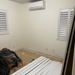 Bedroom in process