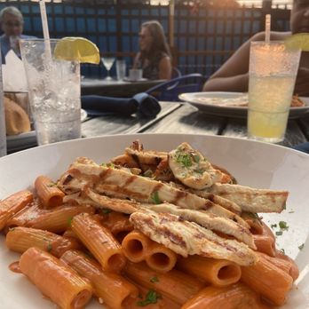 Nunzi's by the Water - Spicy rigatoni with grilled chicken - Italian Near Me - Freeport, New York Nunzi's by the Water - Spicy rigatoni with grilled chicken - Italian Near Me - Freeport, New York
