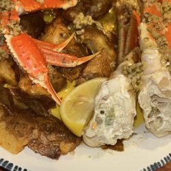Red Lobster - Red Lobster's Tuesday special for $28.99 seasoned crab legs is delicious.
