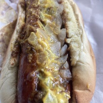 Weenie Beenie - Half smoke w/chilli - Food Stands Near Me - Arlington, Virginia Weenie Beenie - Half smoke w/chilli - Food Stands Near Me - Arlington, Virginia
