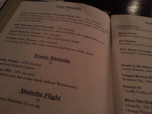 Menu photo 6 Absinthe Cafe Ottawa, ON
