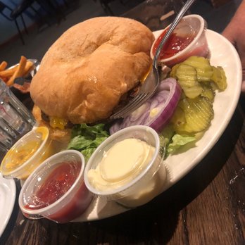 Harborside - Huge tasty burger! - American Near Me - Manitowoc, Wisconsin