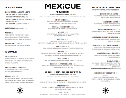 Menu photo 3 MEXiCUE Stamford, CT Menu photo 3 MEXiCUE Stamford, CT