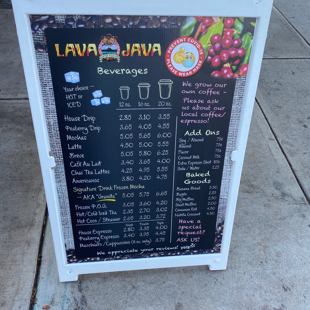 Lava Java Coffee Roasters of Maui - Coffee & Tea Near Me - Kihei, Hawaii