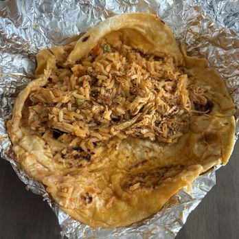 Rudy's Kitchen - Chicken burrito with rice added - Mexican Near Me - Frisco, Texas