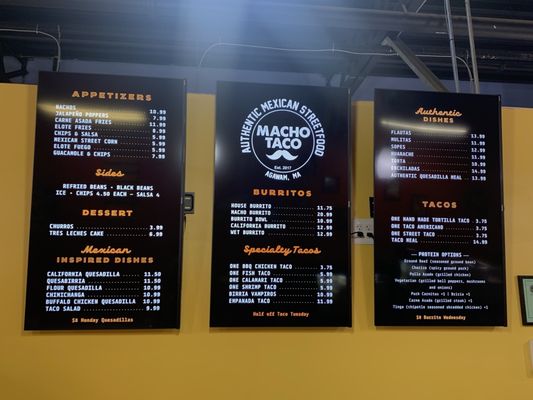 Menu photo 3 Macho Taco Agawam, MA Menu photo 3 Macho Taco Agawam, MA